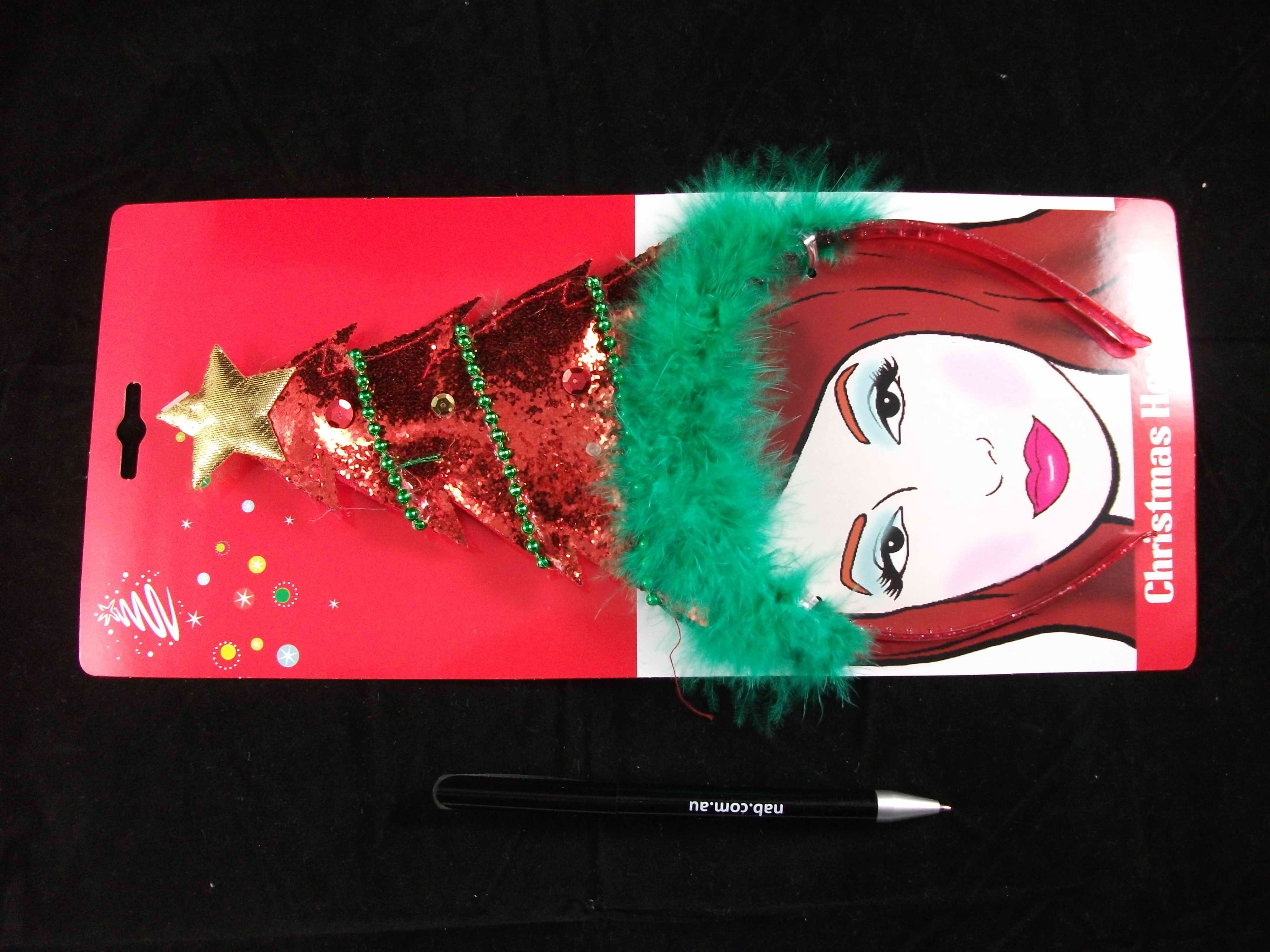 HEADBAND W/FEATHER 3ASST