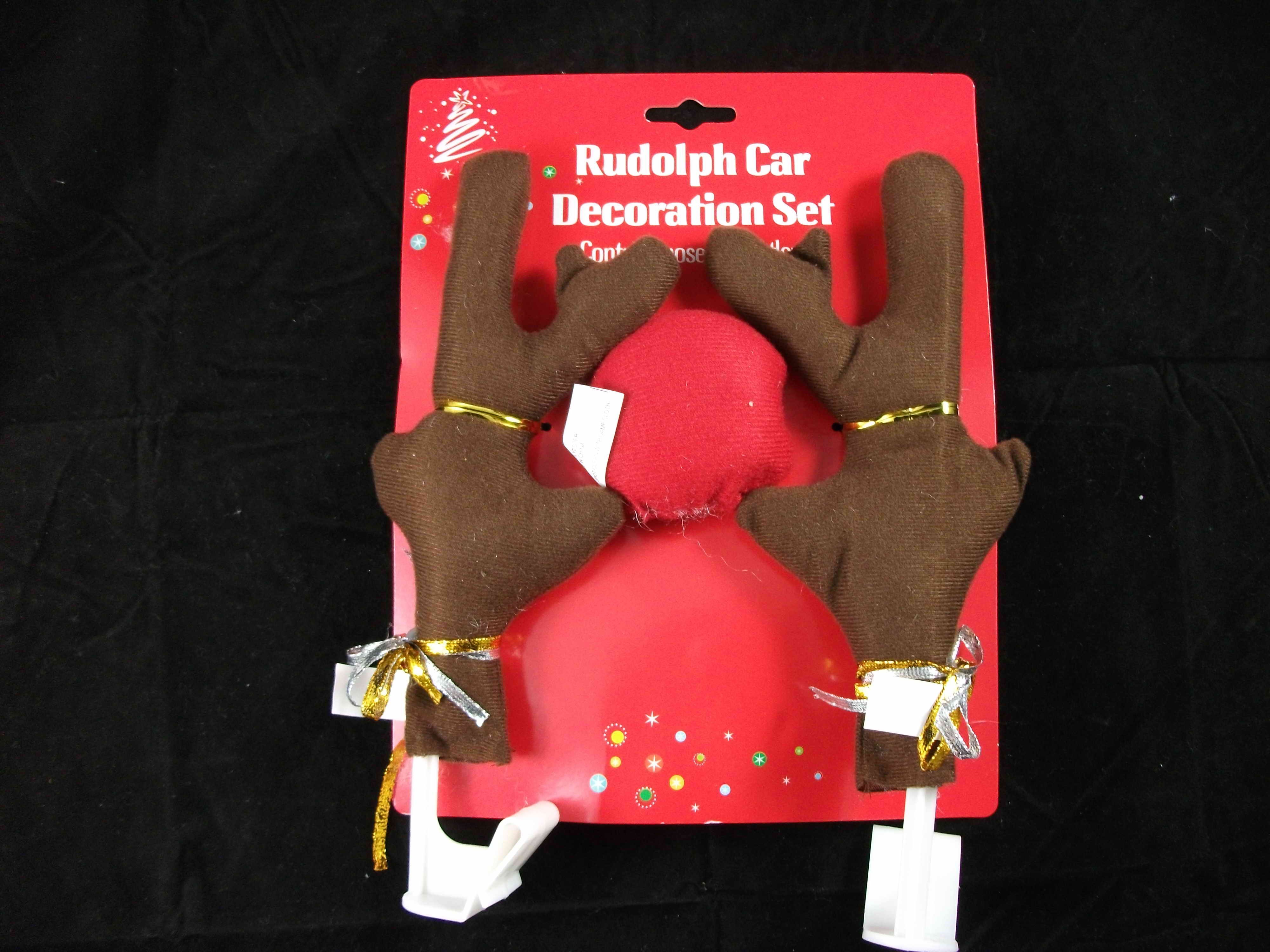 REINDEER CAR DECORATION SET