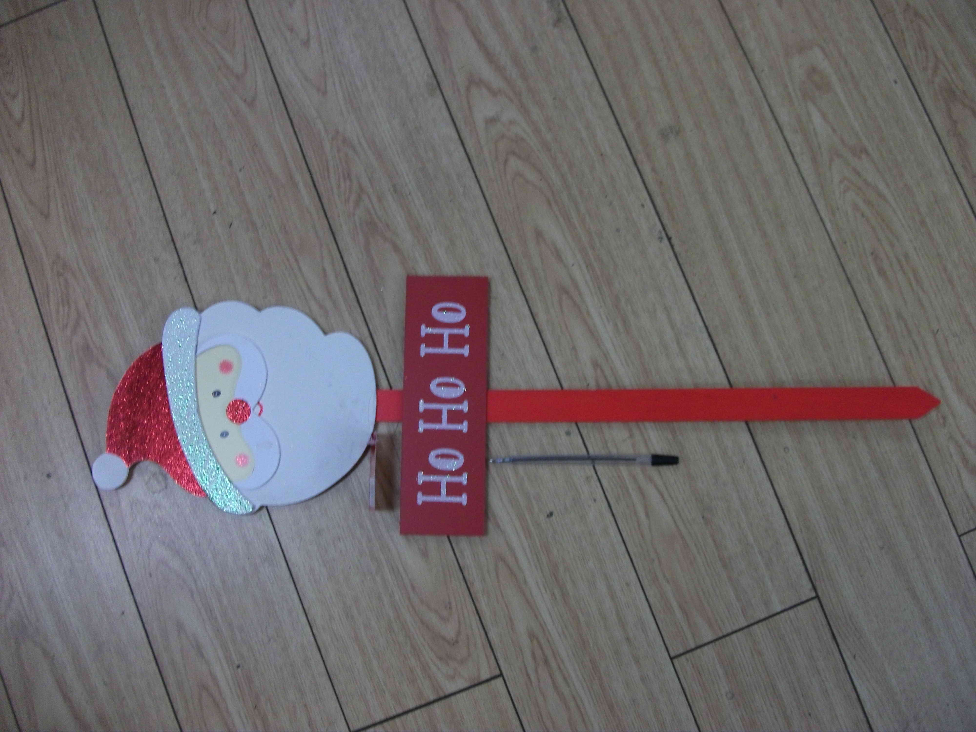 XA6577,XM WD SANTA STAKE SIGN 2ASST