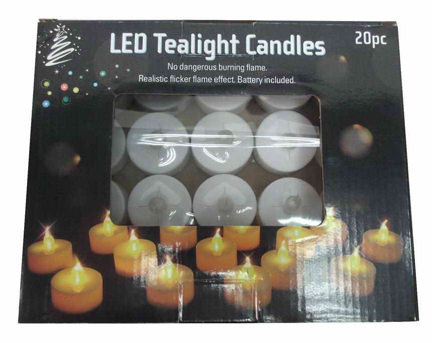 CANDLE LED TLITE FLICKER 20pc