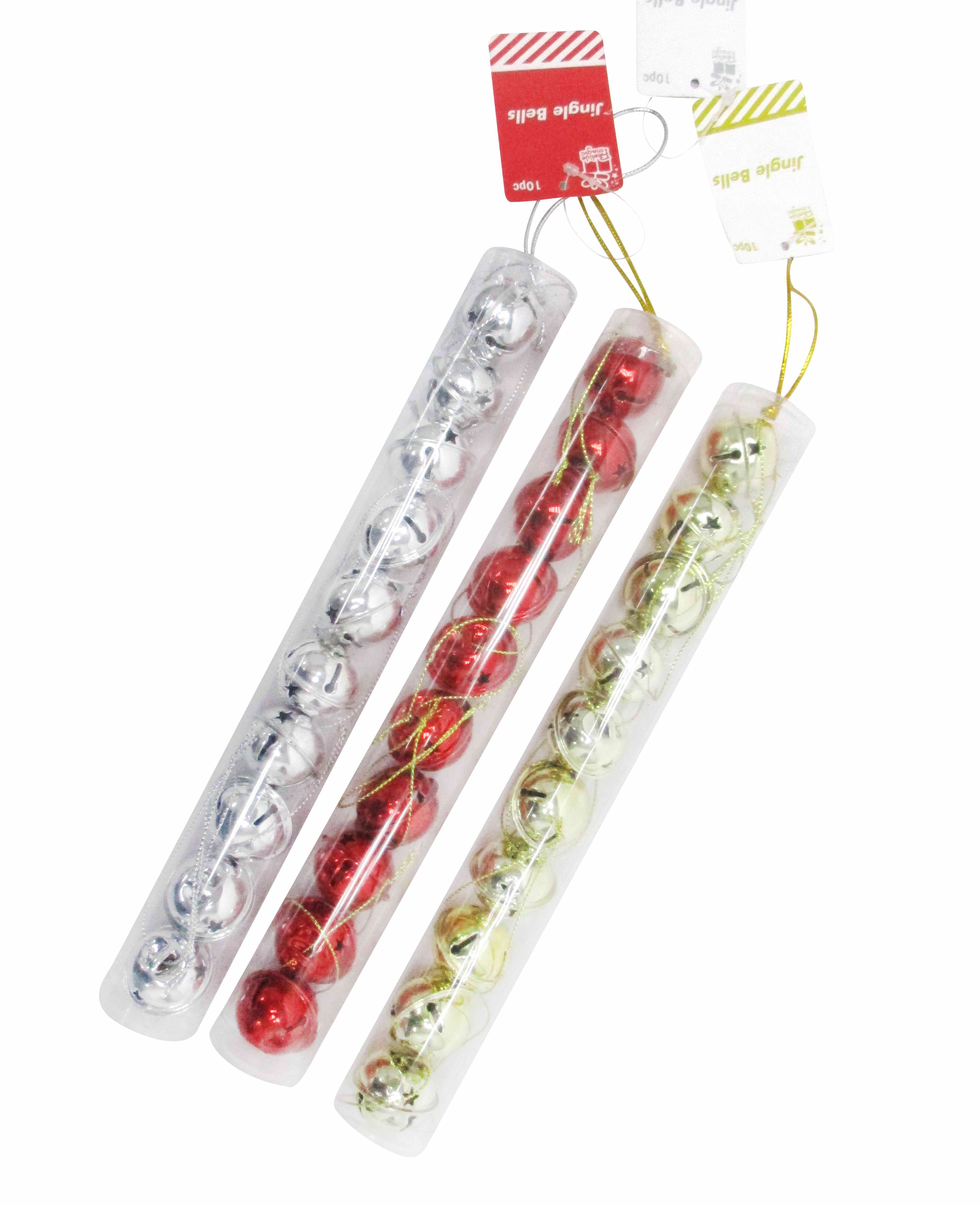  JINGLE BELLS SHINY 30mm 10pc 