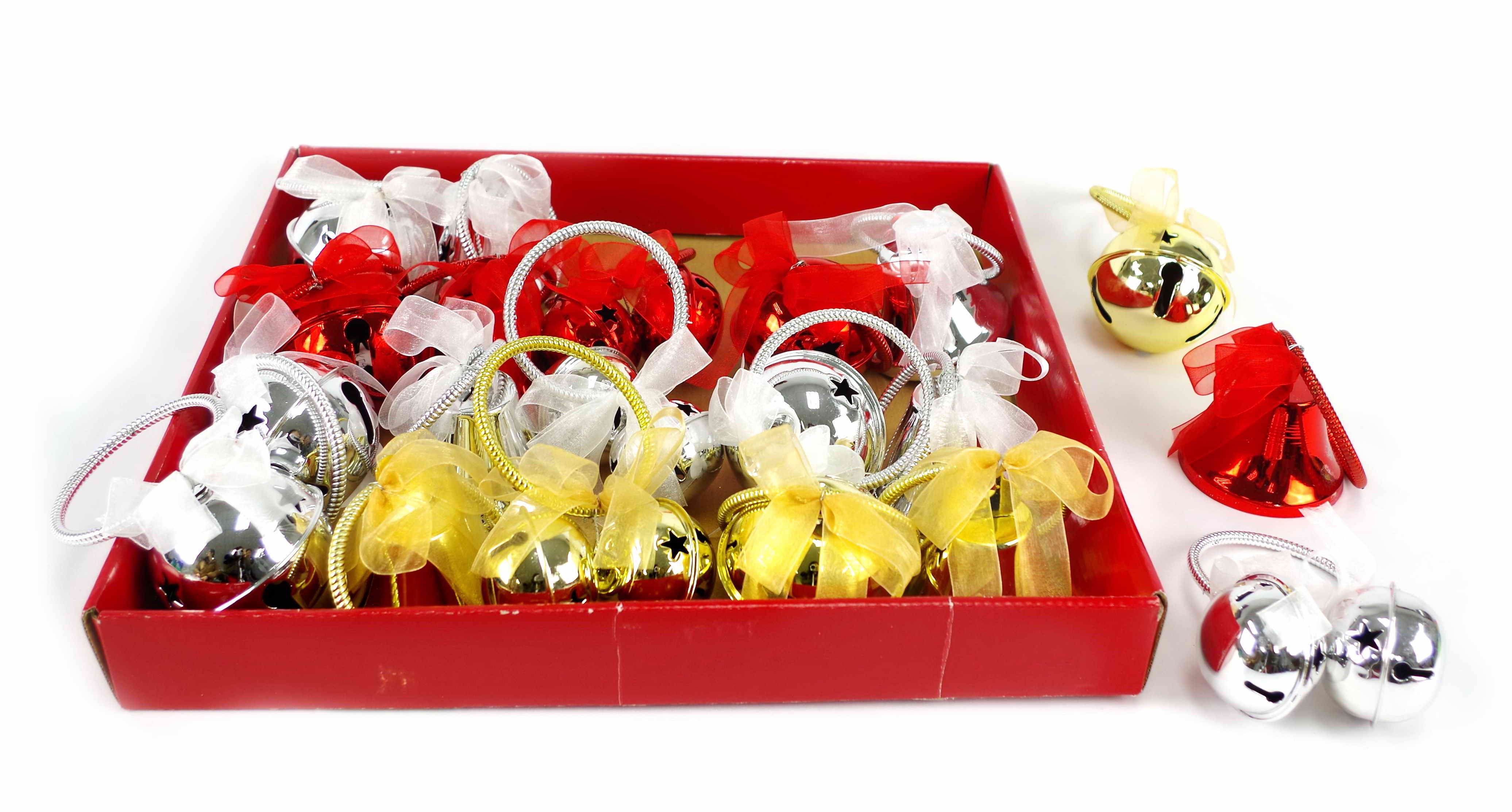 JINGLE BELLS W/RIBBON ASST PDQ