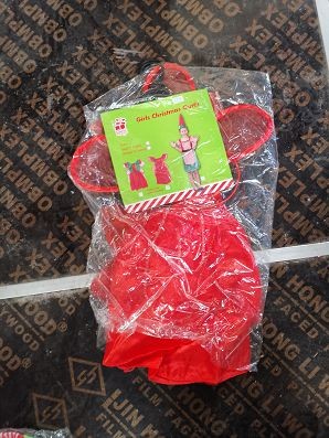 19X45, XA8644, GIRLS XMAS COSTUME 3ASST 2 size