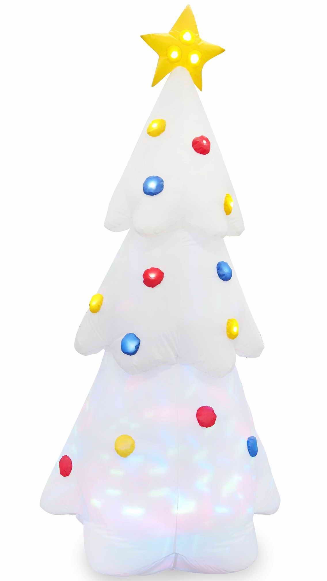 A/POWER XMAS TREE 1.8m WHITE