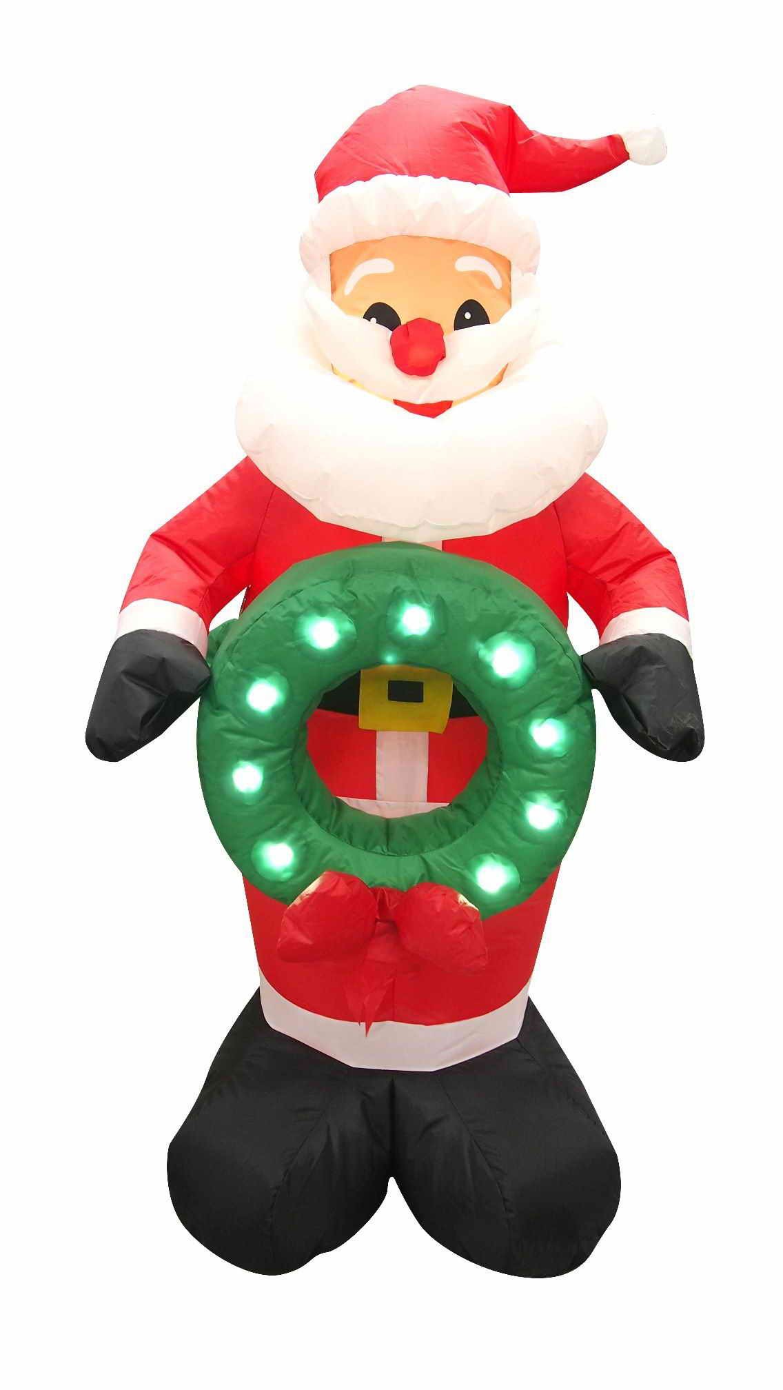 A/POWER SANTA 1.2m FLASH WREATH