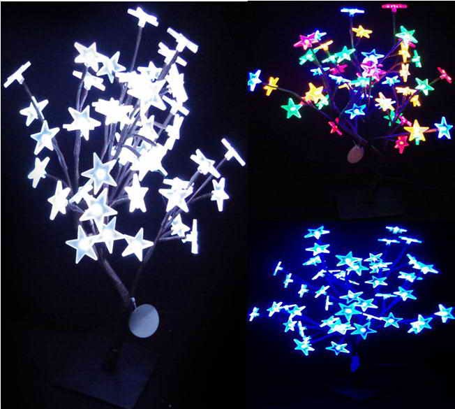 LED STAR BONSAI 50cm 48L 3ASST