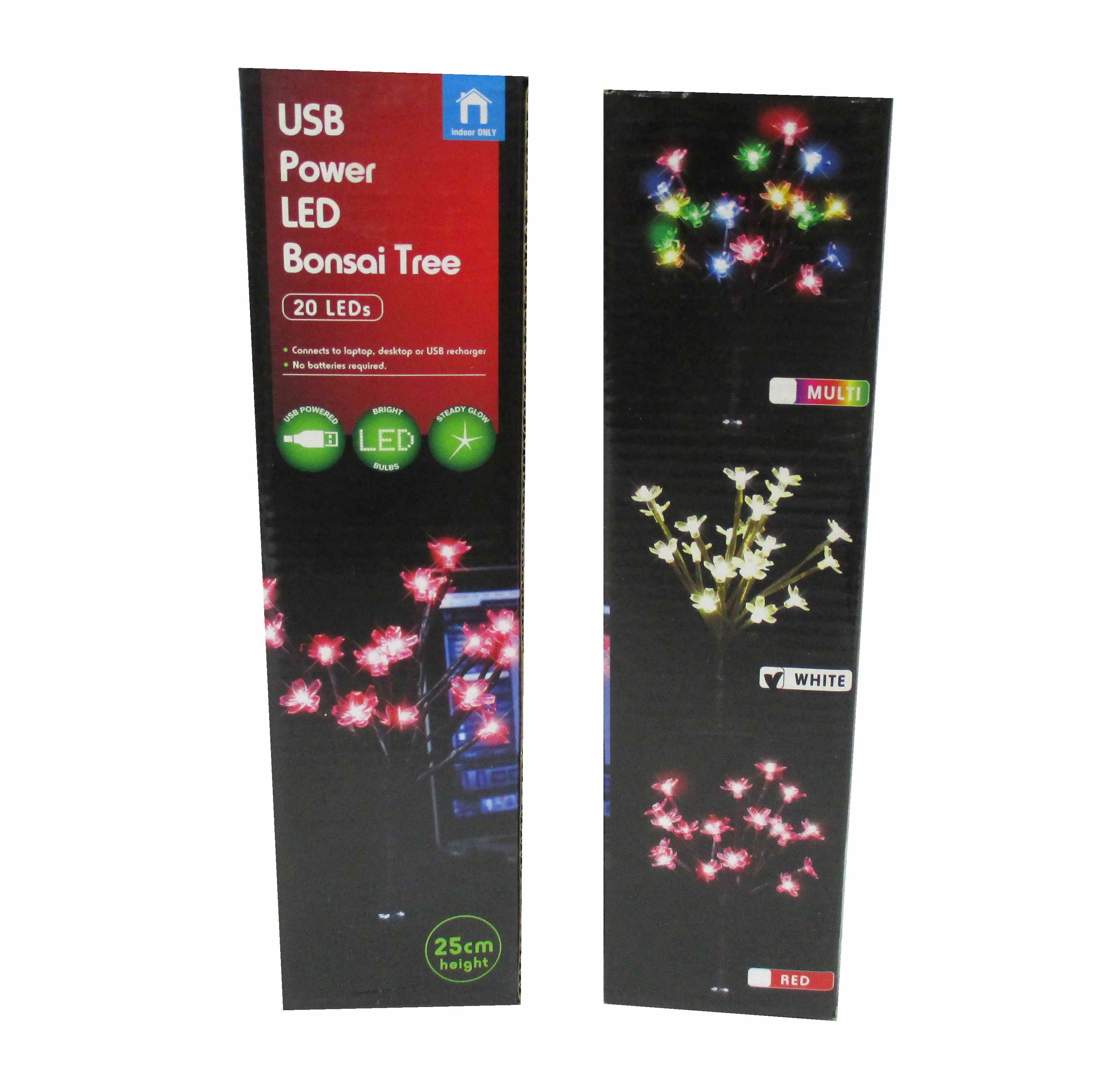  USB LED BONSAI TREE 25cm 20L 
