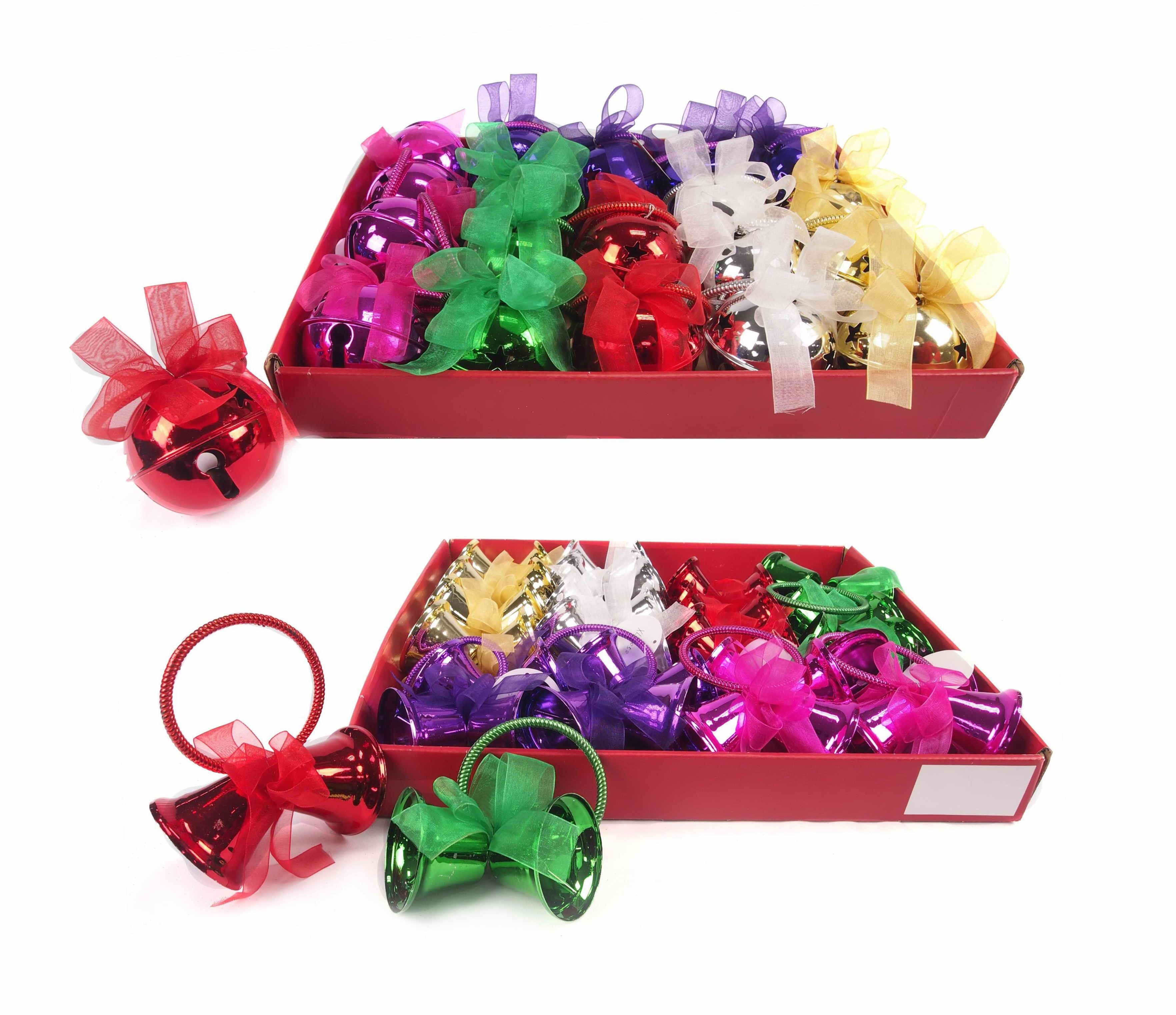  JINGLE BELLS WITH RIBBON ASST PDQ 
