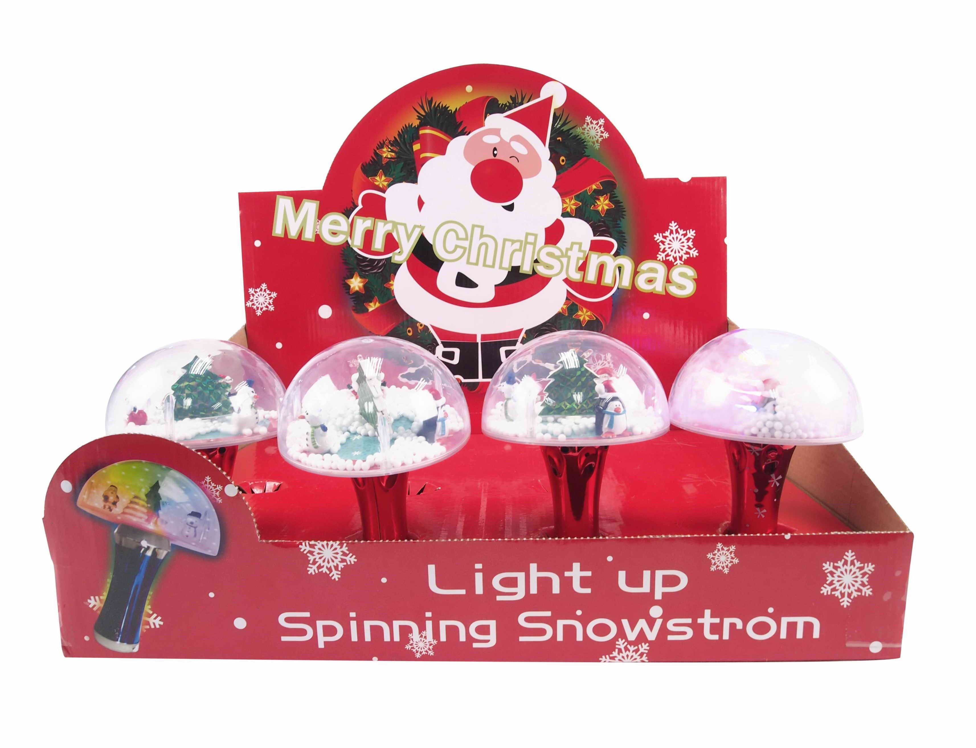  SPINNING SNOW DOME WAND 