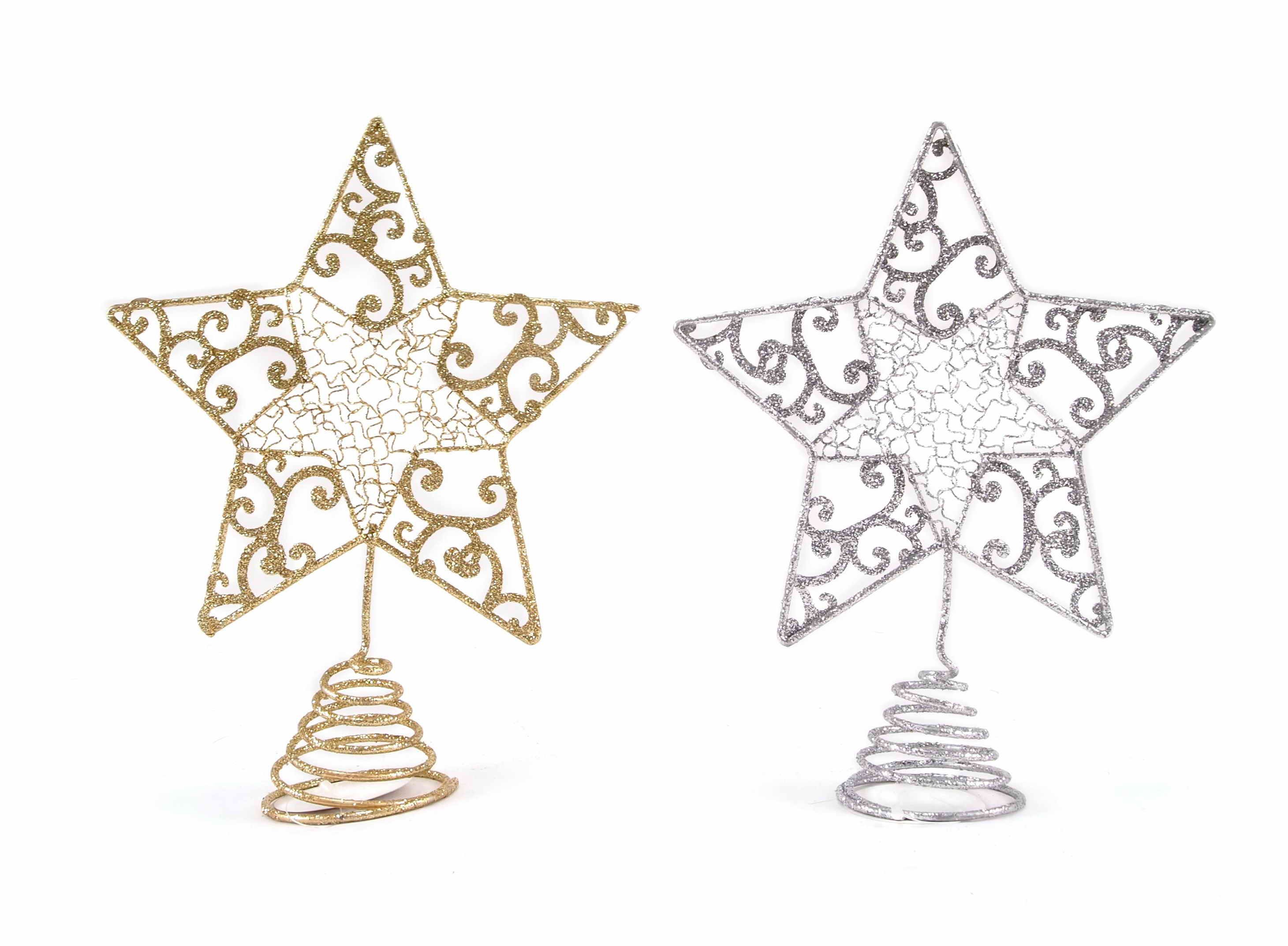  STAR TOPPER GLITTER WIRE 25cm 