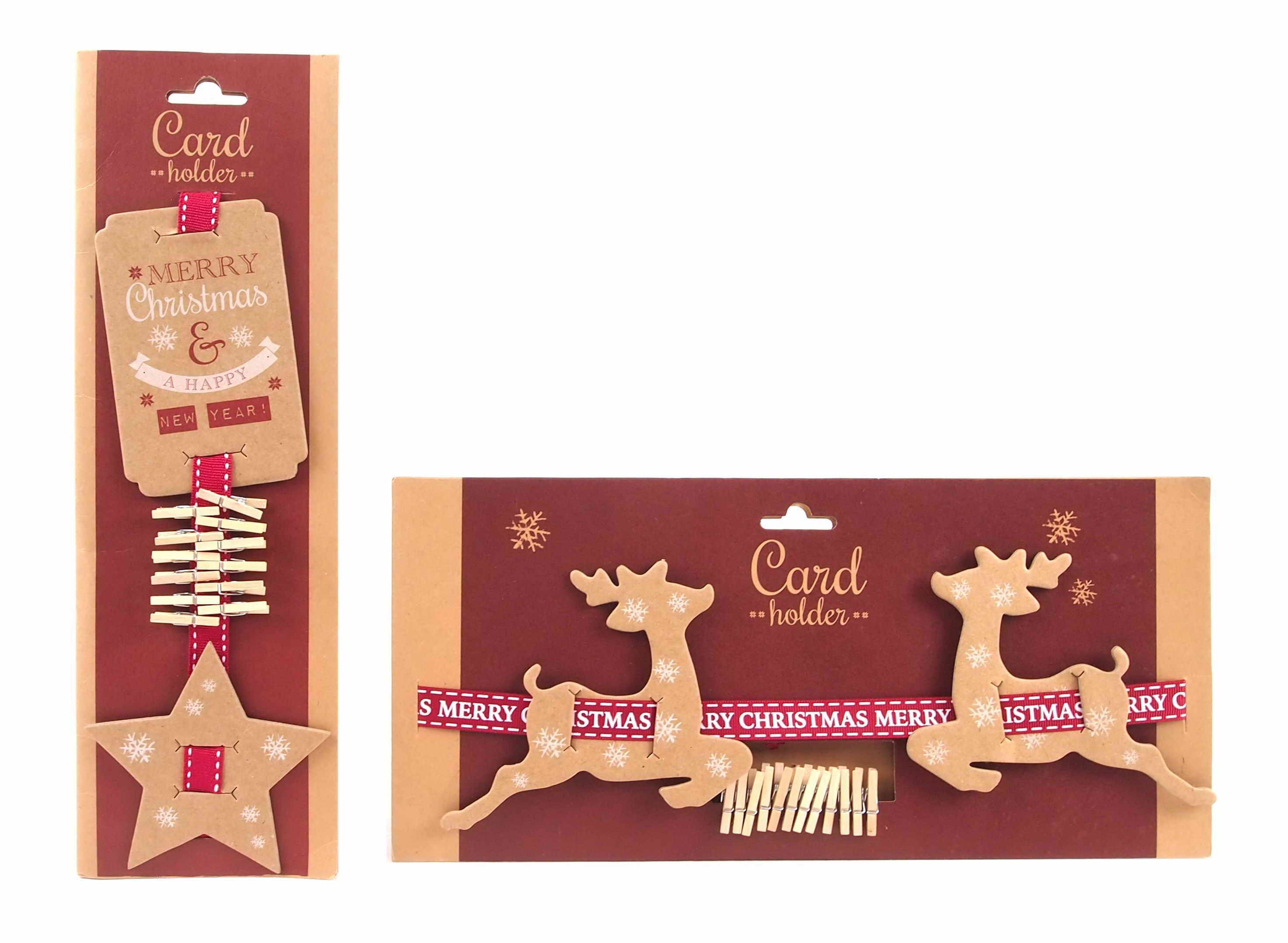  CARD HOLDER 12 x PEGS 2ASST 