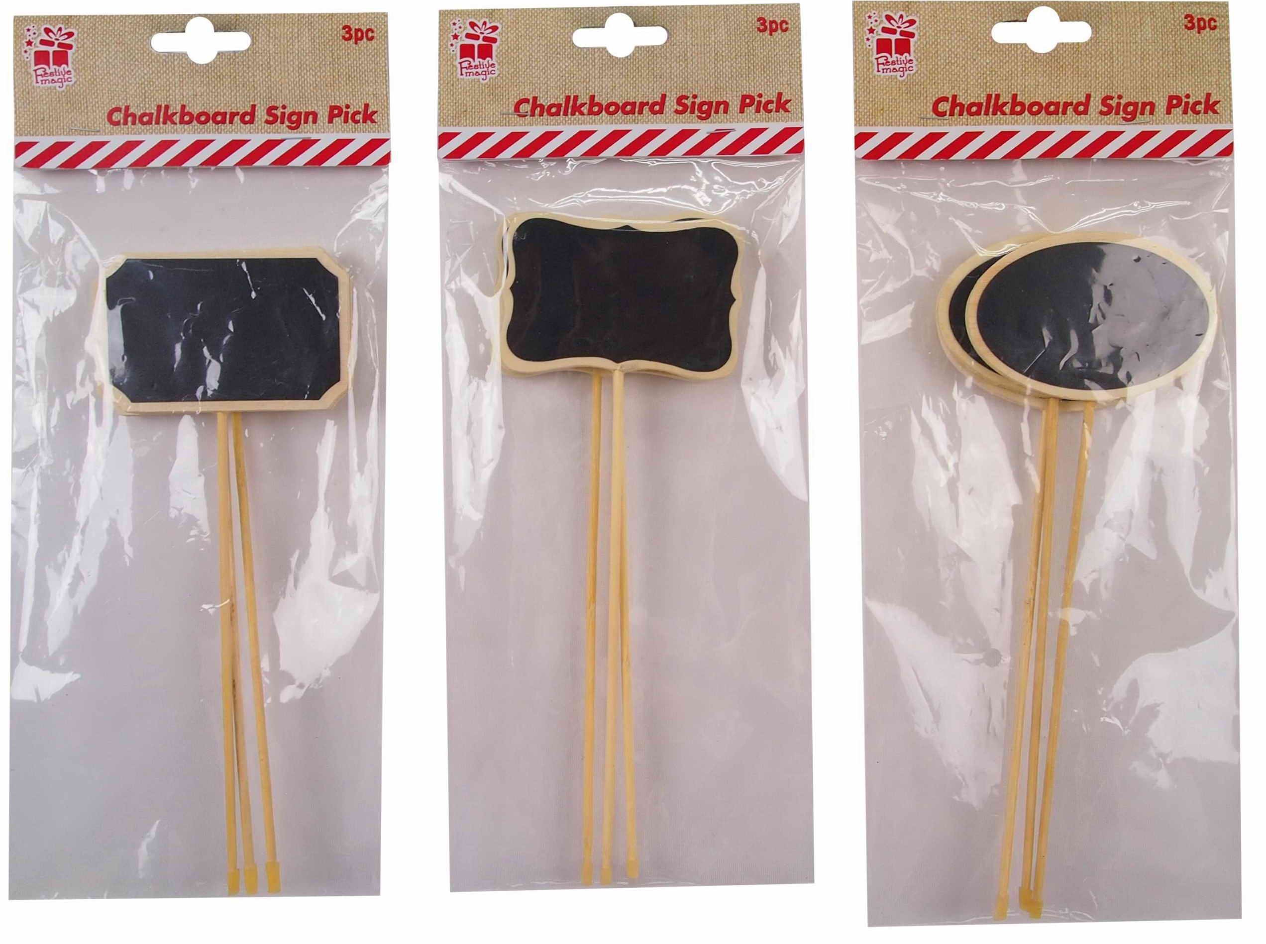  CHALKBOARD NAME PICKS 3PC 3ASST 