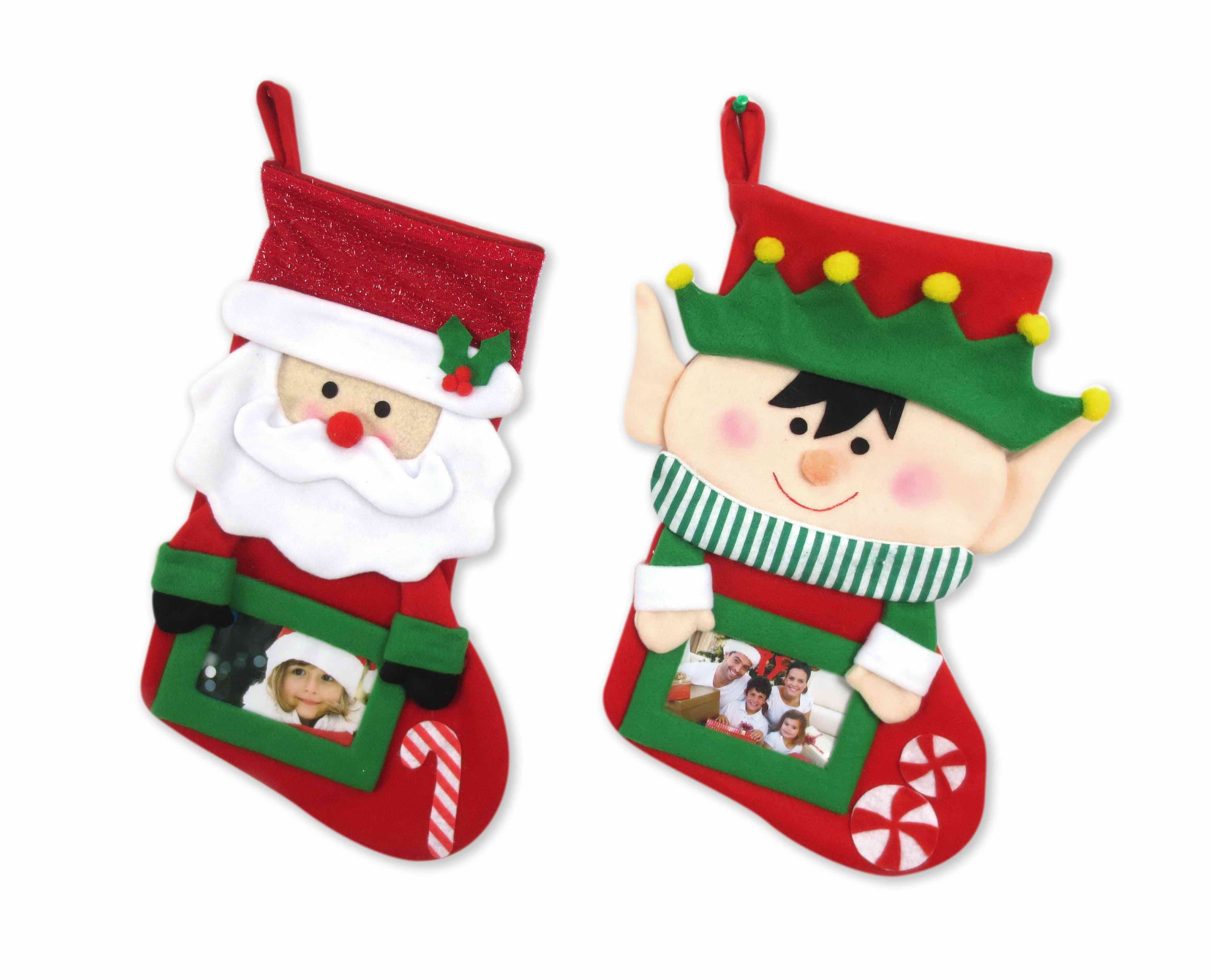  STOCKING W/PHOTO POCKET 2ASST 