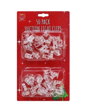23X17, XB0039, LIGHT CLIPS SUCTION CUP 50pc
