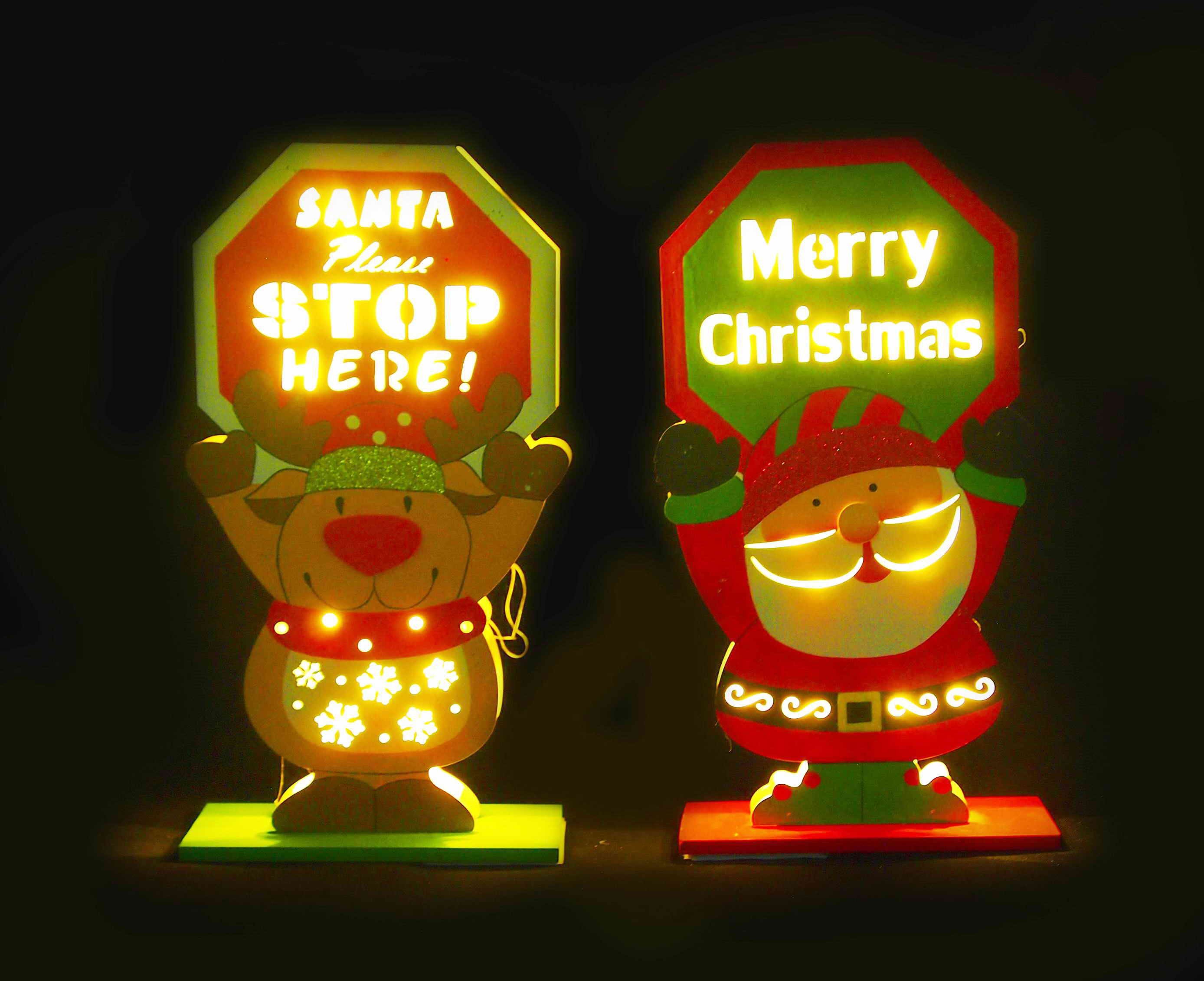  LED DISPLAY SIGN MDF TRY ME 2ASST 