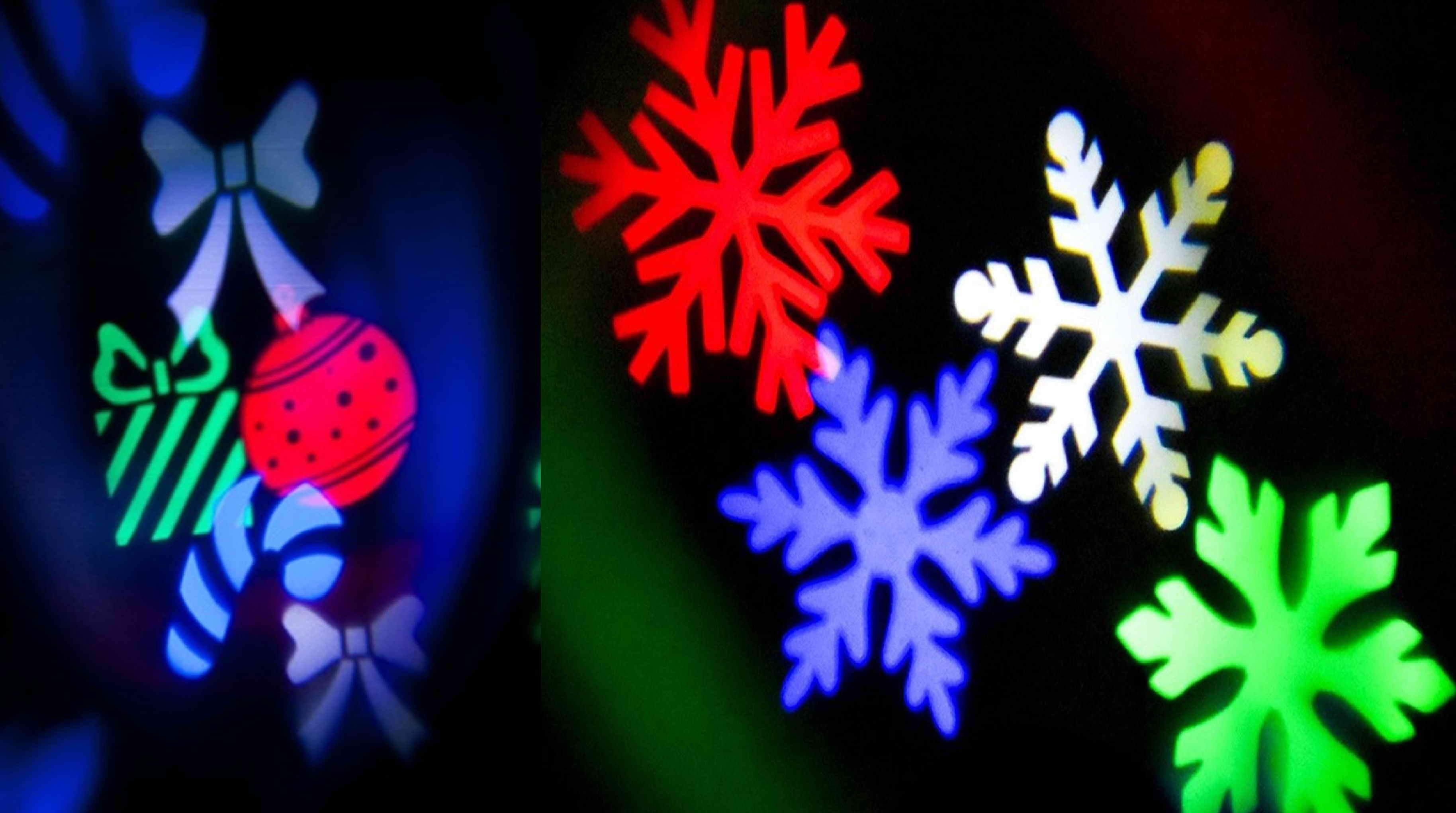  LED XMAS PROJECTION W/2 SLIDES 