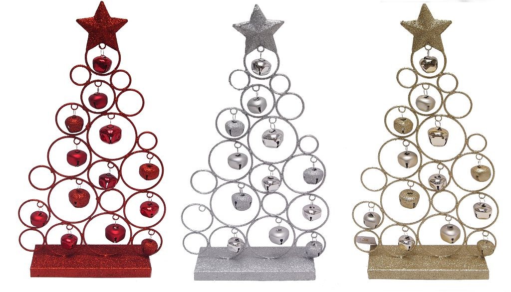 19X48, XB0881, NUTBELL TREE W/STAR TOPPER 45cm