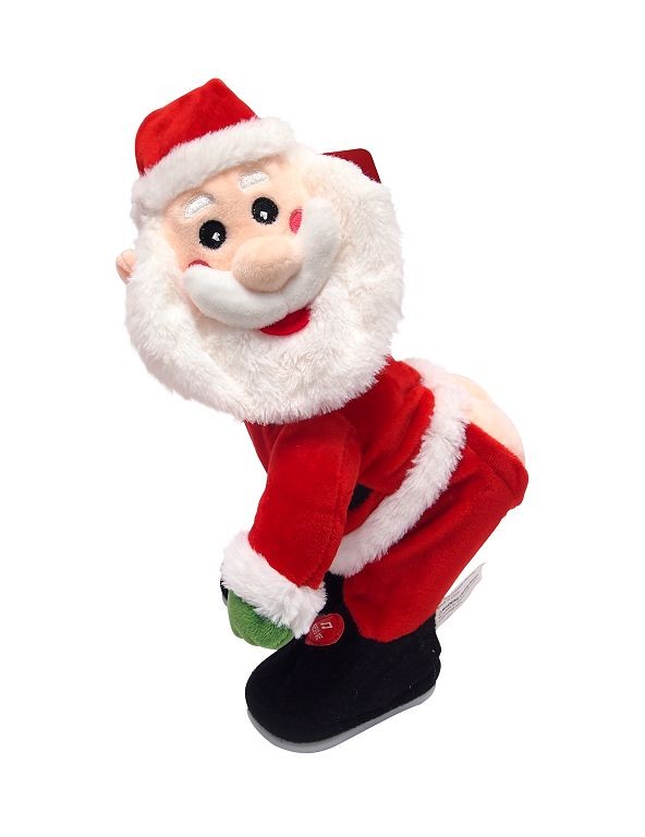 X10, XB1285, PLUSH BUTT-SHAKING MUSICAL SANTA