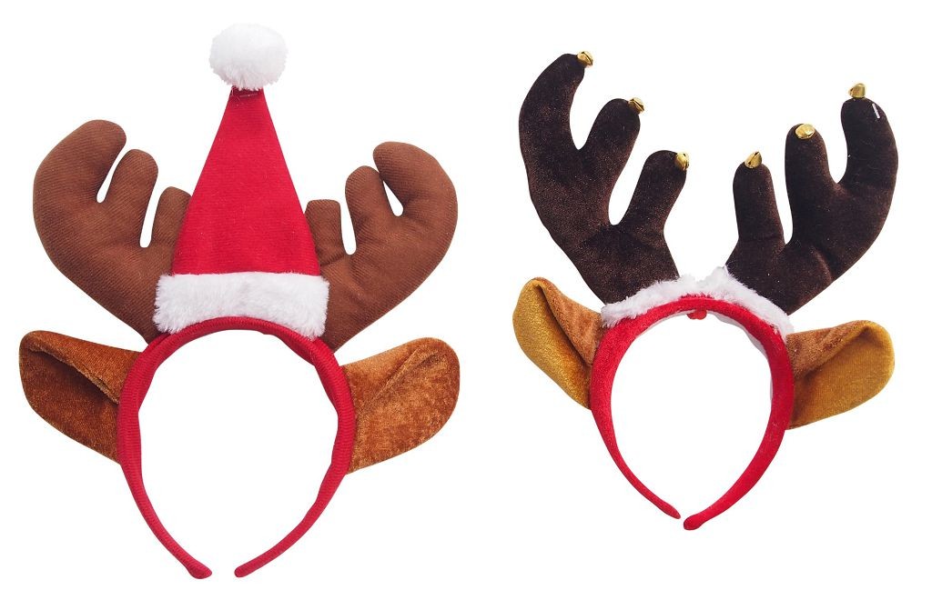 X8, XB1456, HEADBAND ANTLERS W/EARS 2ASST