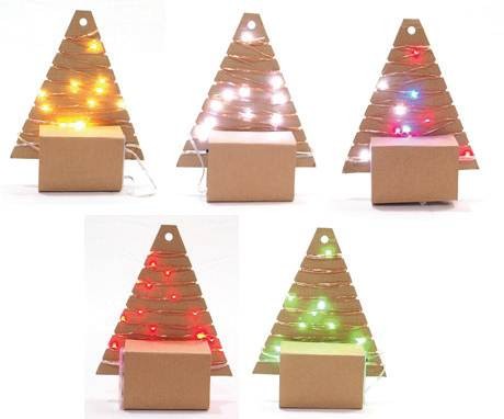 LED STARRY LIGHTS 3m 30L B/O 5ASST COPPE