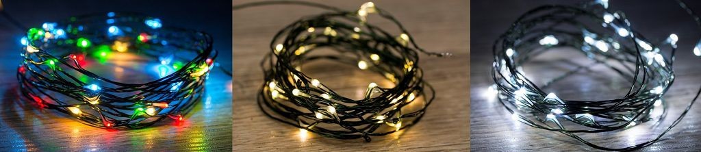 19X48, XB1628, LED WIRE LIGHTS 10m B/OP 100L