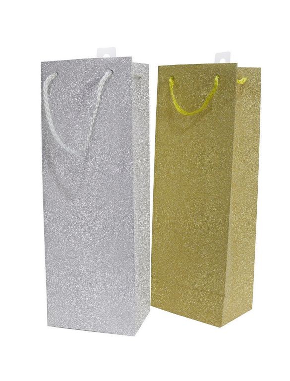X21, XB3209, BOTTLE BAG LUXURY GLIT GLD/SLVR