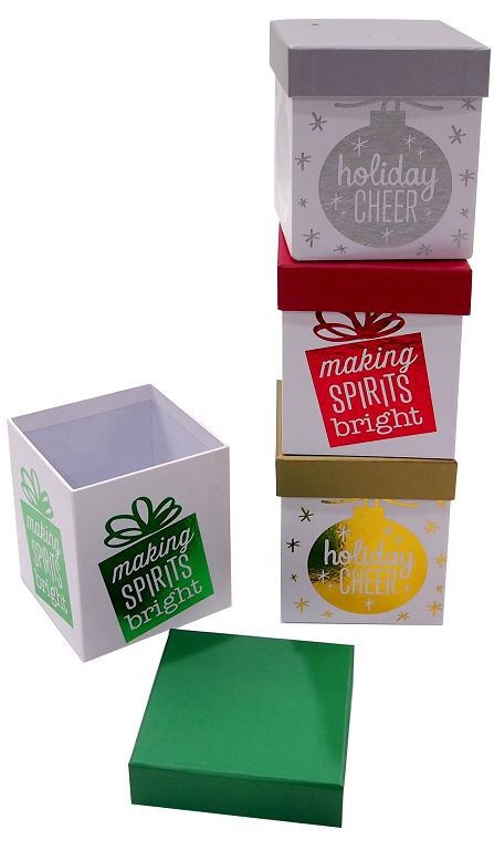 X21, XB3213, GIFT BOX FOILED MINI 4ASST