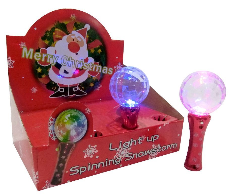X6 X9, XB3346, LIGHT UP SPINNING BALL WAND 19cm
