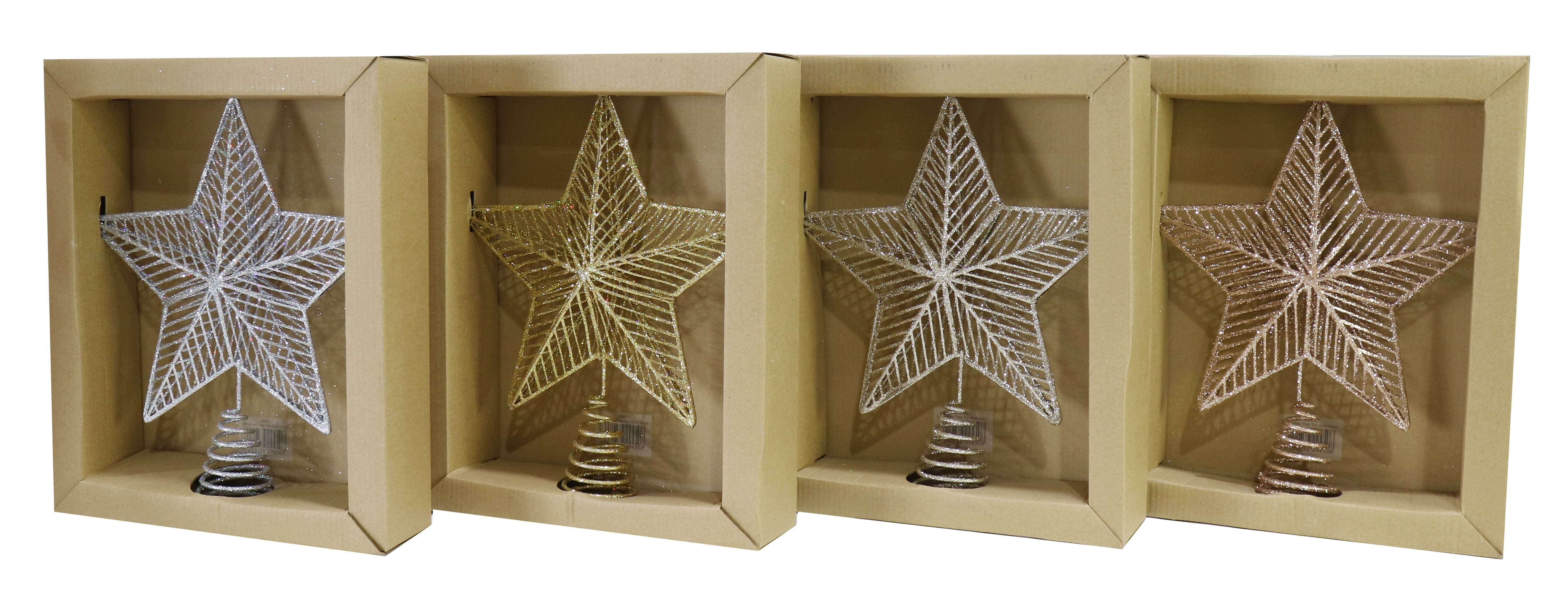 21X5, XD1557. Glitter Star Topper 30cm Asst