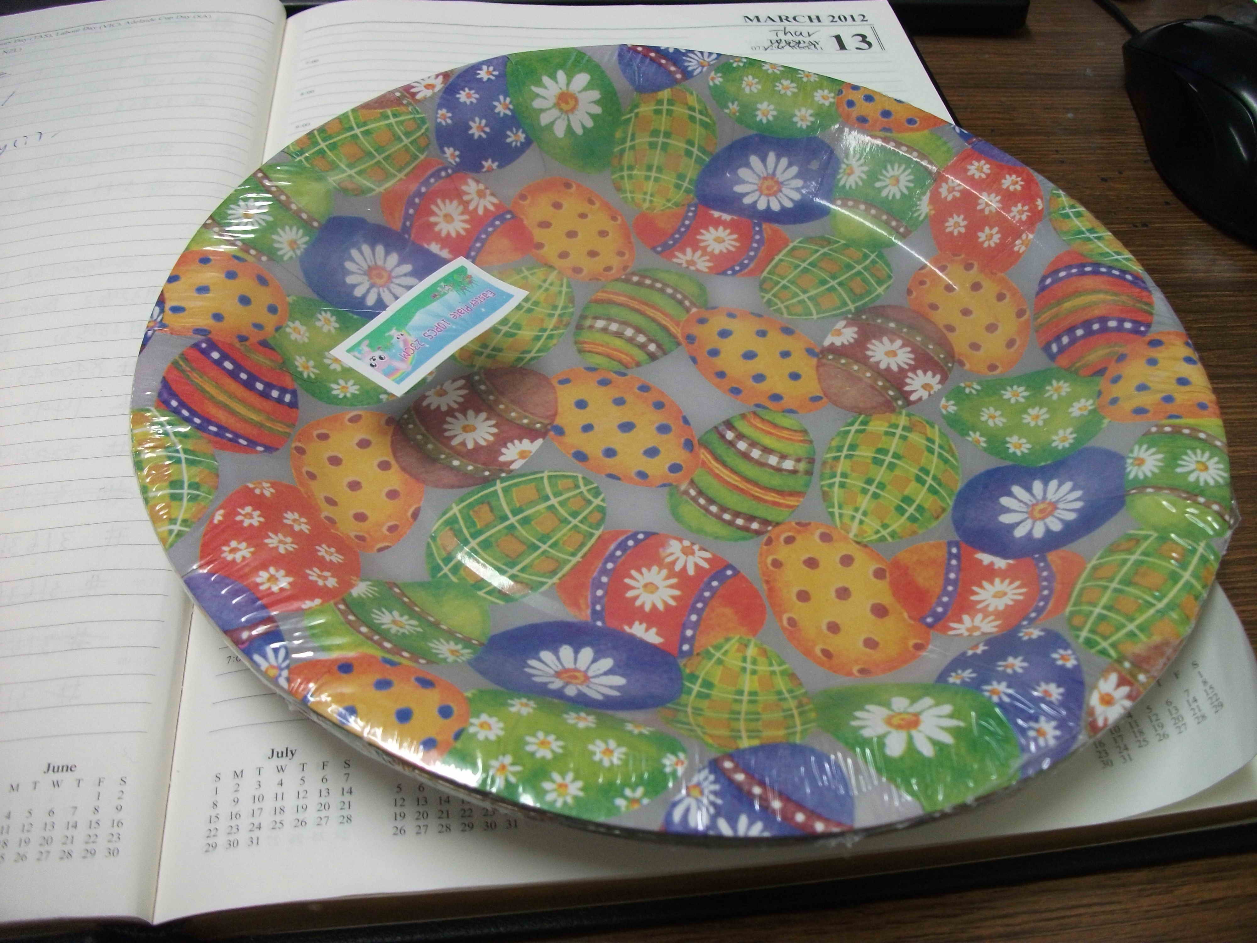 EASTER PLATES PRINTED 10PK 23C 