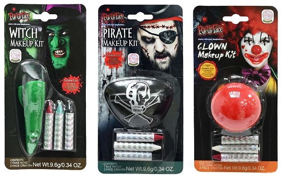 XH0000518, Halloween Makeup Kit Asst