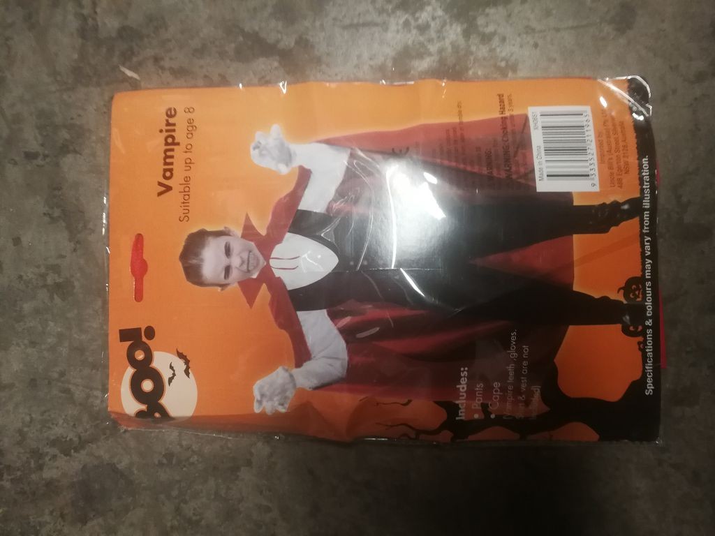 H9, HALLOWEEN KID COSTUME NON-WOVEN ASST