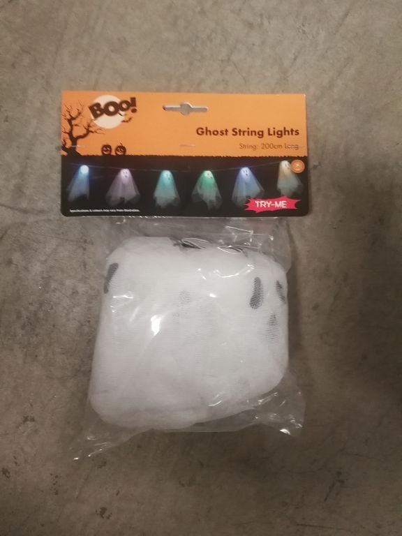 H8, LIGHT UP WHITE GHOST STRING