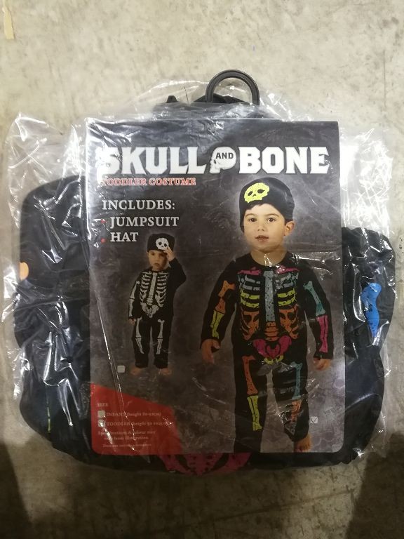 H2, COSTUME SKELETON TODDLER