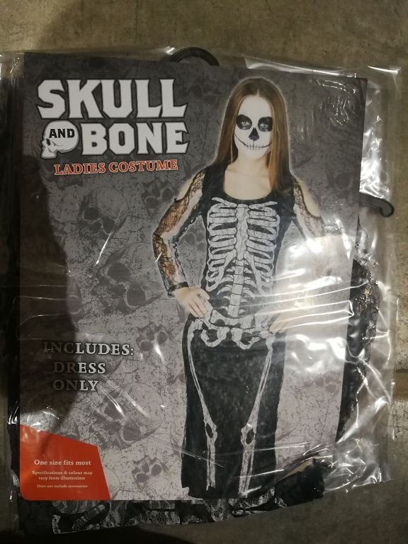 H3, COSTUME LACY SKELETON LADIES