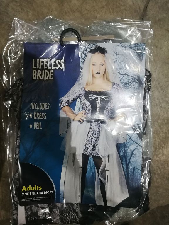 H3, COSTUME LIFELESS BRIDE LADIES