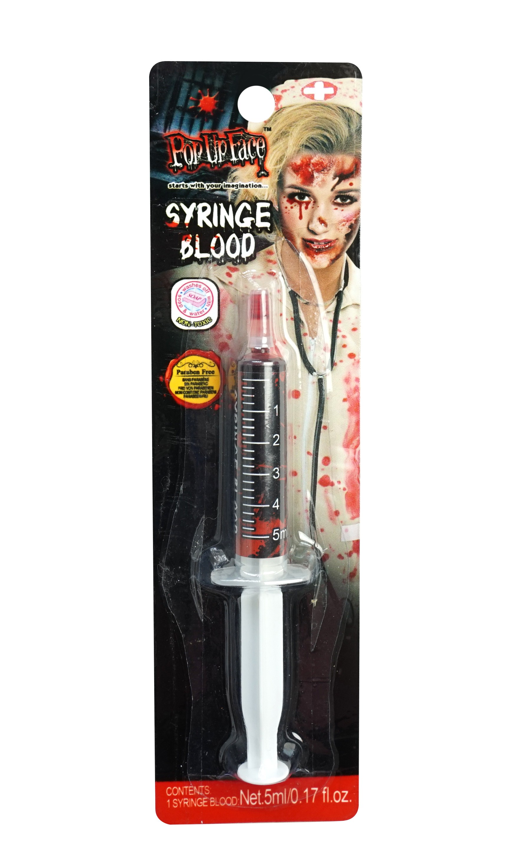 XH4932, Syringe With Blood 21cm