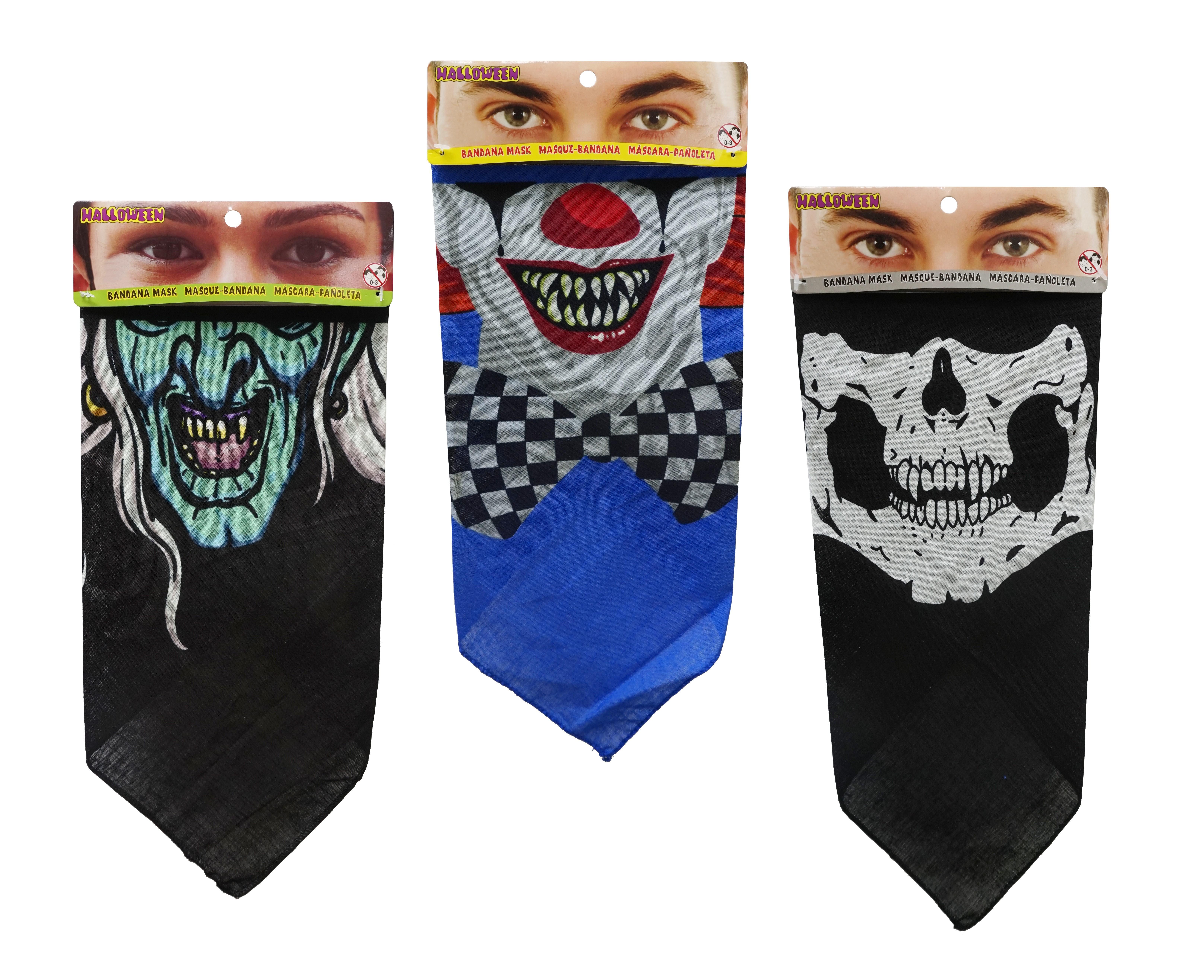 XH7089, Halloween Bandana Mouth Mask