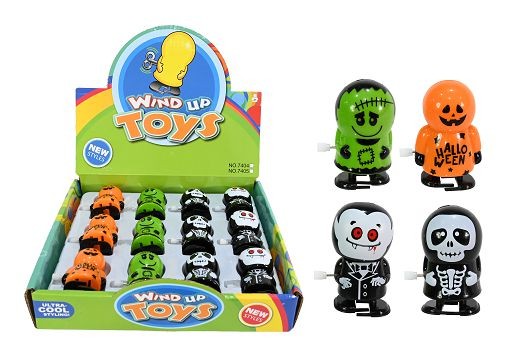 XH8538, Wind Up Spooktacular Figurines Asst