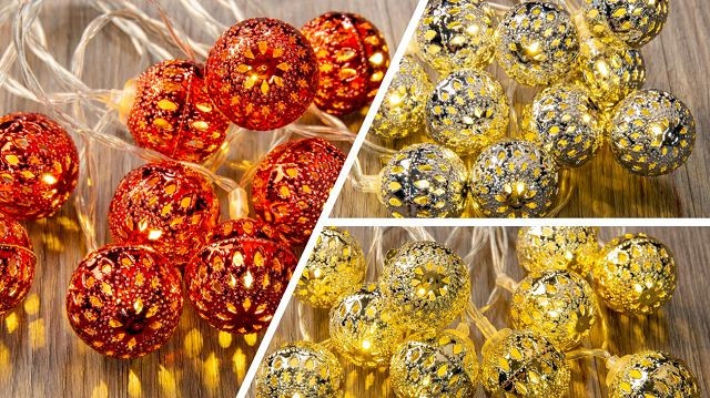 21X14,XL0026, LED Metal Ball Lights 10pc Asst