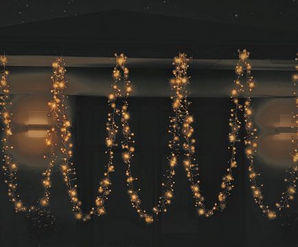 XL0895, LED CLUSTER LIGHTS 720 VINTAGE GOLD