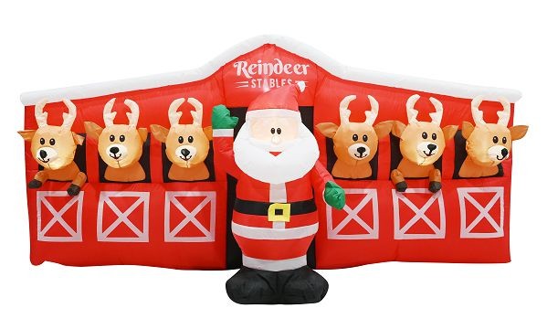 23X6, XL0961, AIRPOWER SANTA'S REINDEERS STABLE 260cm