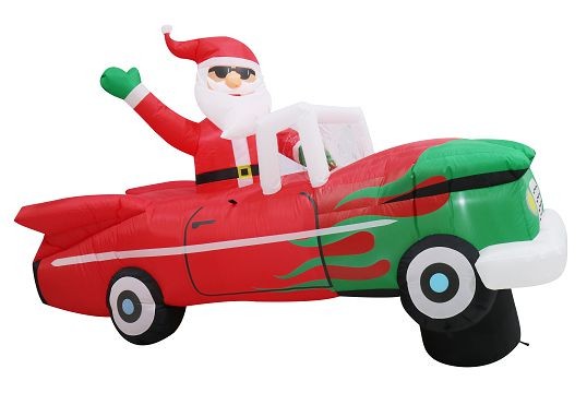 XL0971, AIRPOWER BOUNCING SANTA HOT ROD 2.5m