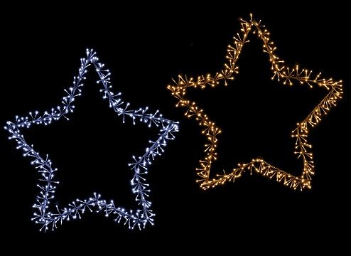23X5, XL1011, LED SPARKLE STAR 90cm TWINKLE WARM/WHITE