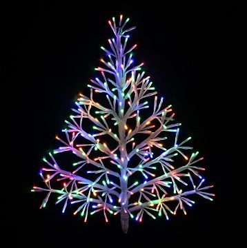 23X16, XL1013, LED SPARKLE WALL TREE 60cm TWINKLE MULTI