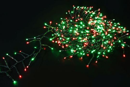 25X43, XL1488, LED CLUSTER LIGHTS 720 RED-GREEN 10.4m