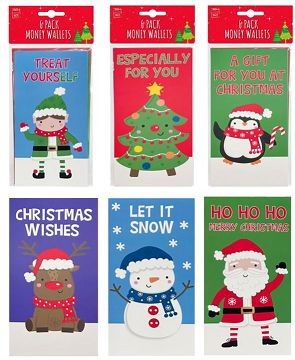 24X15, XP0486, MONEY WALLETS CHARACTERS 6pk