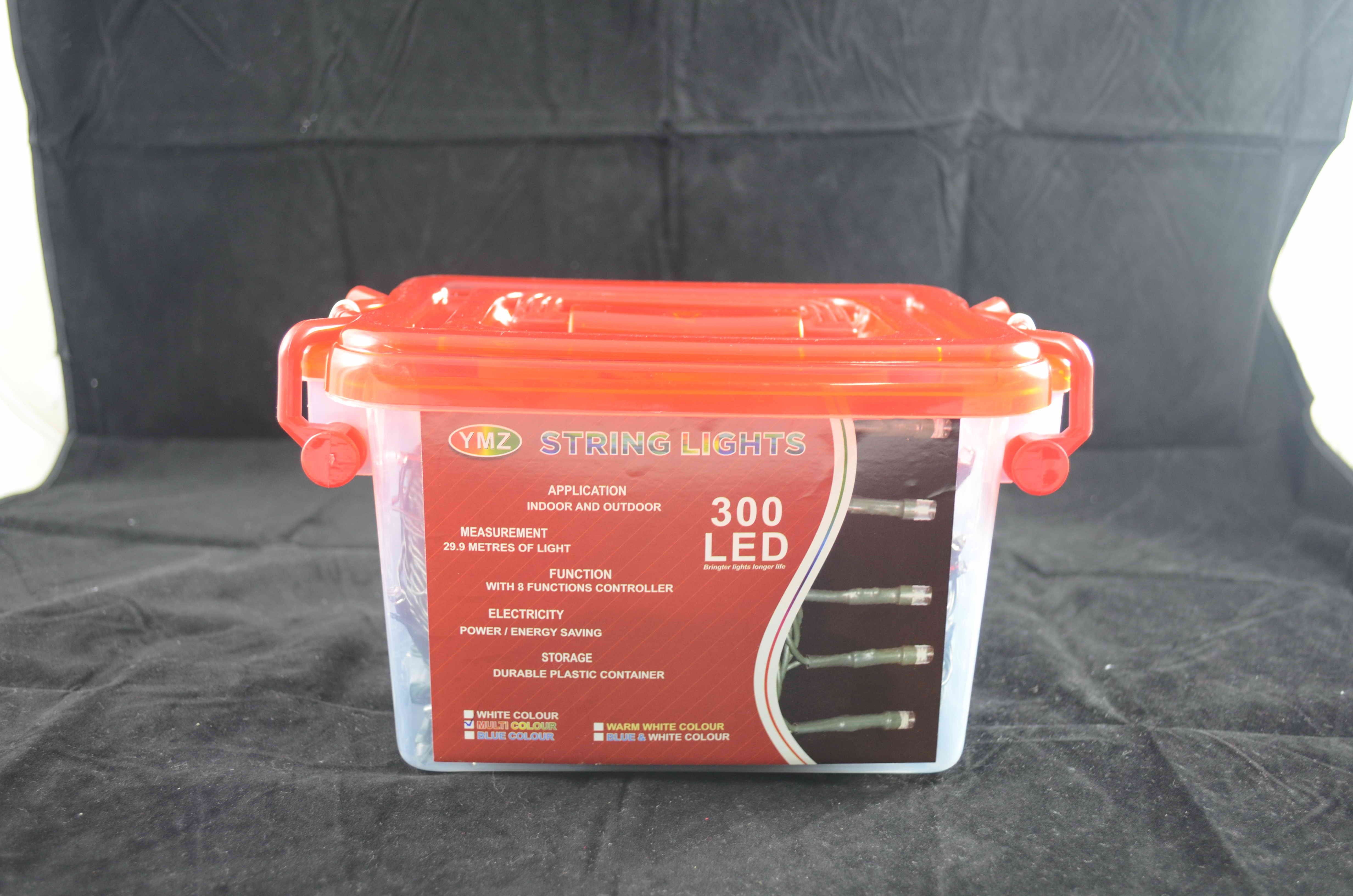 string lights 300 led 29.9M multi