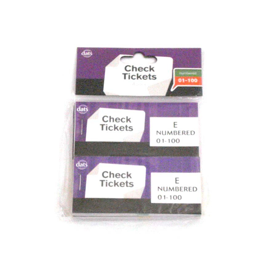 check ticket,12/ctn