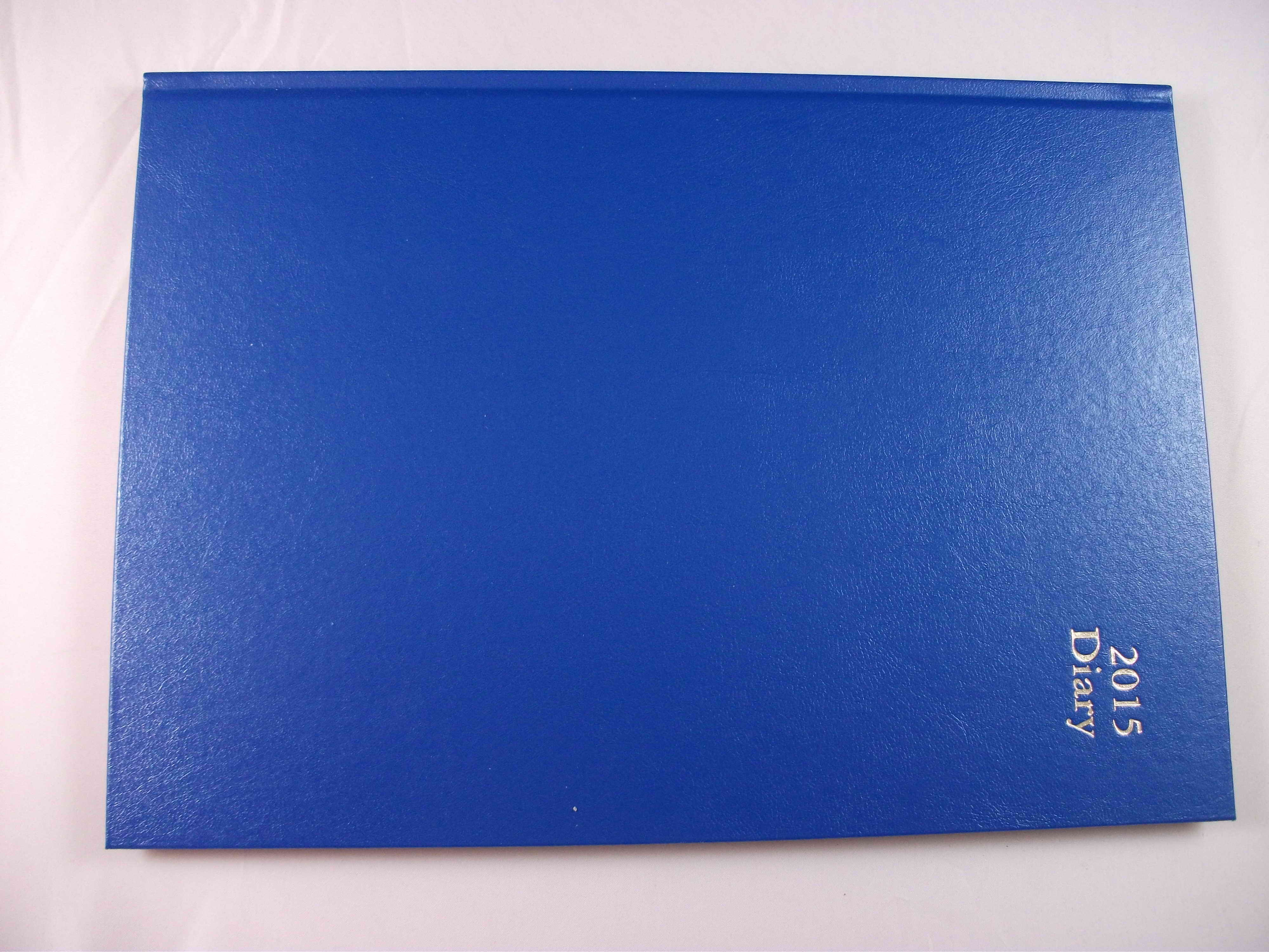 Diary DTP A5 Case Bound Desk Blue